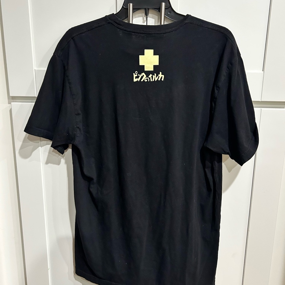 Pink Dolphin Black Graphic T-Shirt - Picture 2 of 3